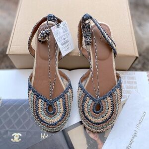 Zara Woven Flats